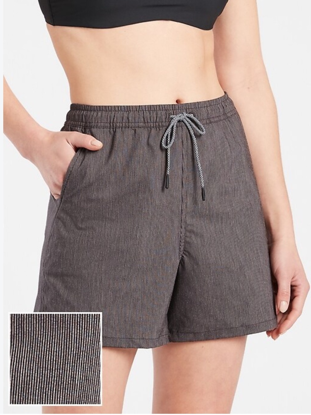 Athleta Marin Mid Rise 5" Board Shorts